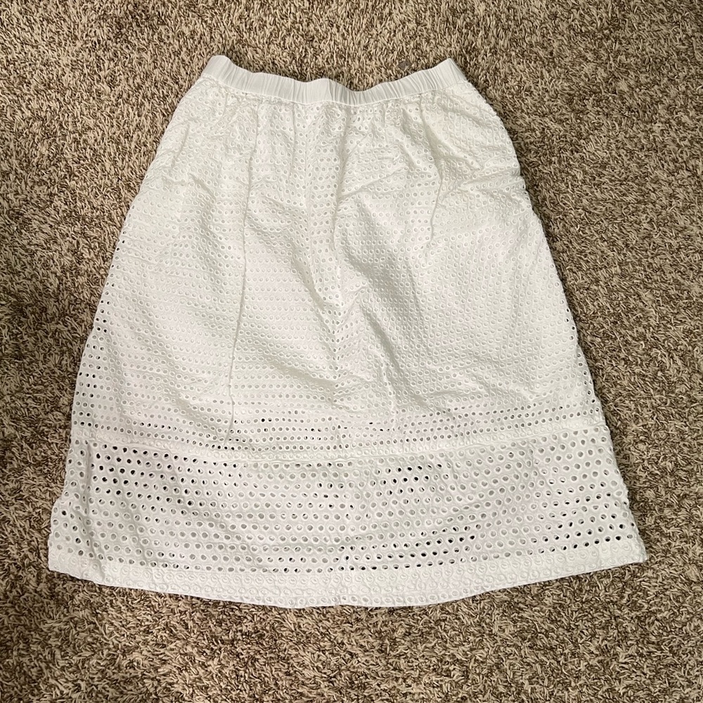 J. Crew Eyelet Skirt NWOT - Picture 2 of 5